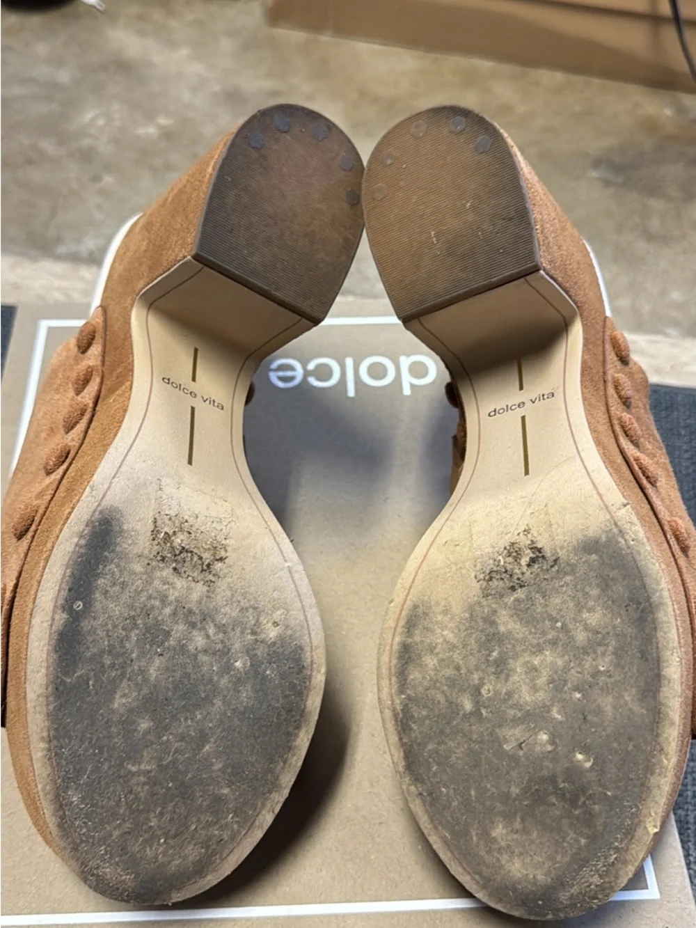 Dolce Vita Emol Pecan Suede Size 9.5